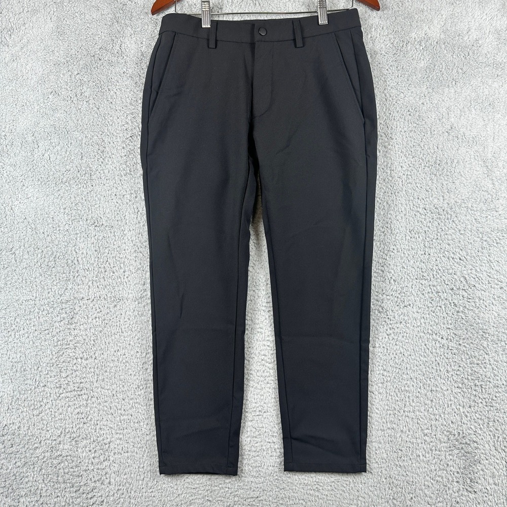 U-510 Jon Performance Pants Mens 30x25 Black‎ Stretch Trousers Under 5'10